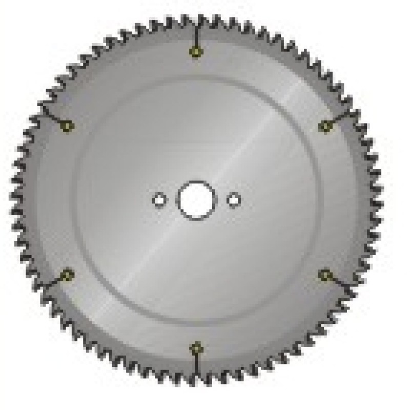 Nova 7-1/4" X 58 Tooth Carbide Tipped Saw Blade for Aluminum
