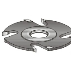 Groover With Spurs 125mm-1/4" Dimar 707NF-125-6