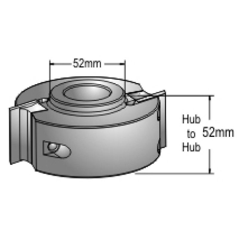 ##Multiprofile Cutter 40mm x 1-1/4" Bore Dimar 7710617