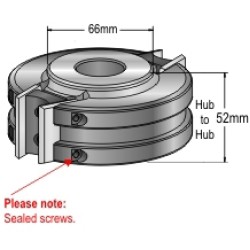 ##Multiprofile Cutter 50mm X 1-1/4" Bore Dimar 7760087