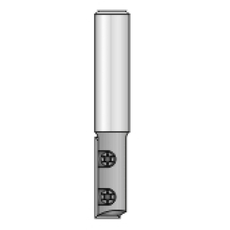7RW8-18MS Straight Bit Plunge 1 Flute 18mm Diameter 50mm Length 1/2" Shank L501 Knife