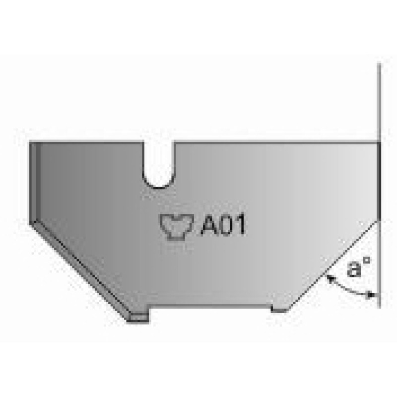 A01 Solide Carbide Knives (2 Pcs) 30 Deg. Dimar