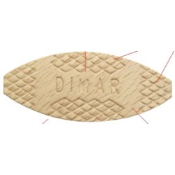 #20 Wood Biscuits  1000 Pcs Dimar BJ20
