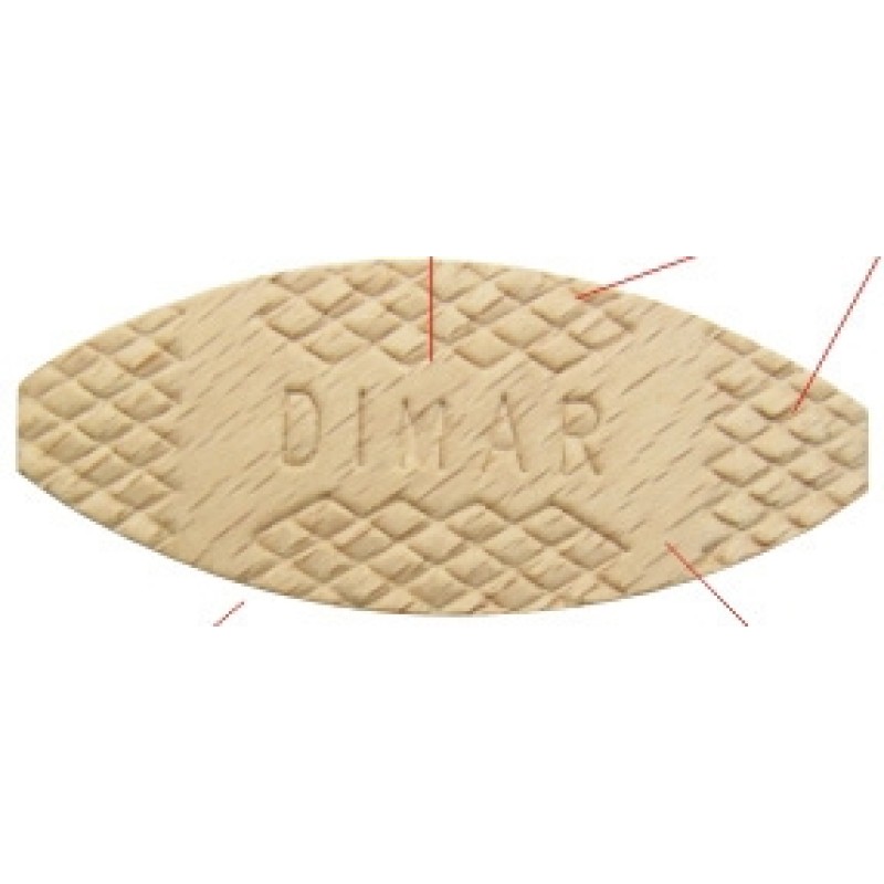 #20 Wood Biscuits  1000 Pcs Dimar BJ20