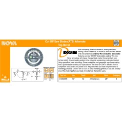 Dimar D-Coat 10" x 60 Tooth ATB Cut Off 5/8" bore
