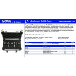 Replaceable Carbide 6pcs Bit Set Dimar DT-SET-6B