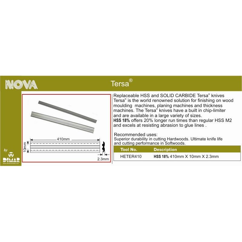 Tersa Hss 18% 410x10x2.3 Dimar HETER410