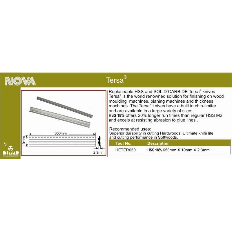 Tersa Hss 18% 650x10x2.3 Dimar HETER650