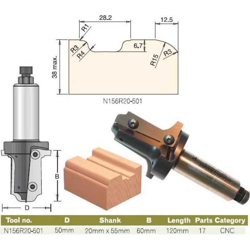 Cnc Multi Purpose Profile #1 Dimar N156R20-501