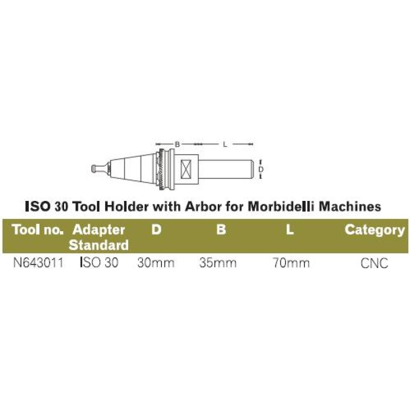 Chuck  Iso30  30mm X 35mm X 70mm Dimar N643011