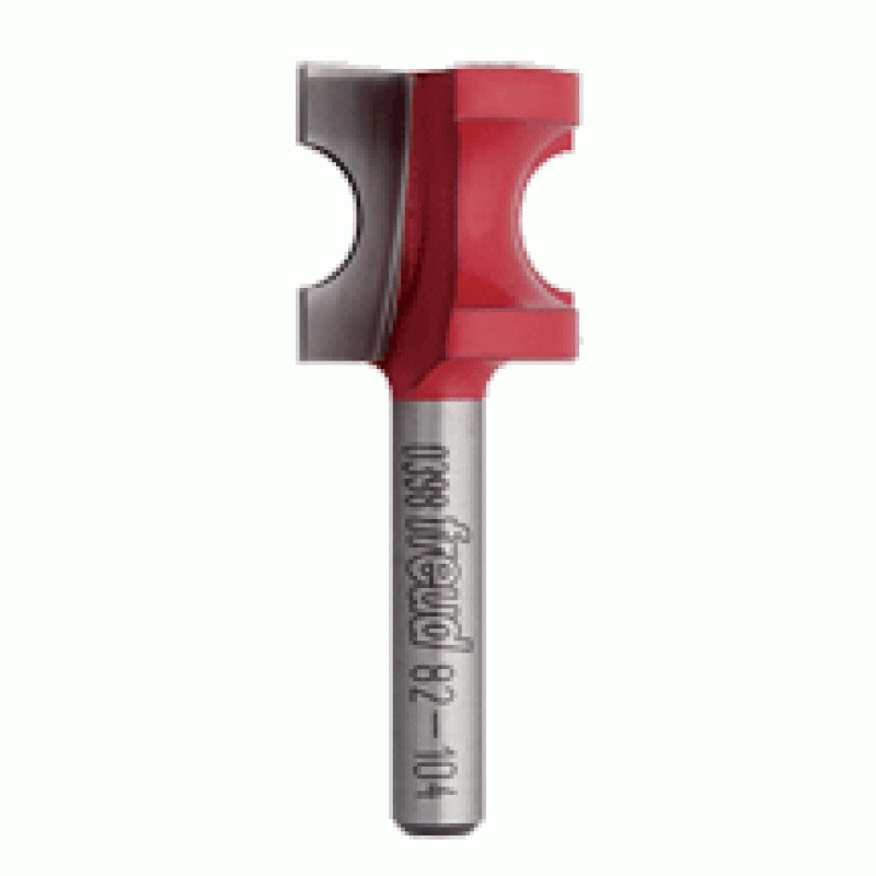 82-100 Half Round Router Bit 3/32" Radius 1/4" Shank