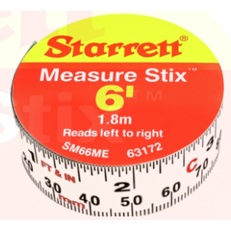 3/4" x 6' Measure Stix