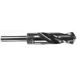 8mm Diameter Cobalt Brad Point Drill Bit 6" Length 1/2" Reduced Shank