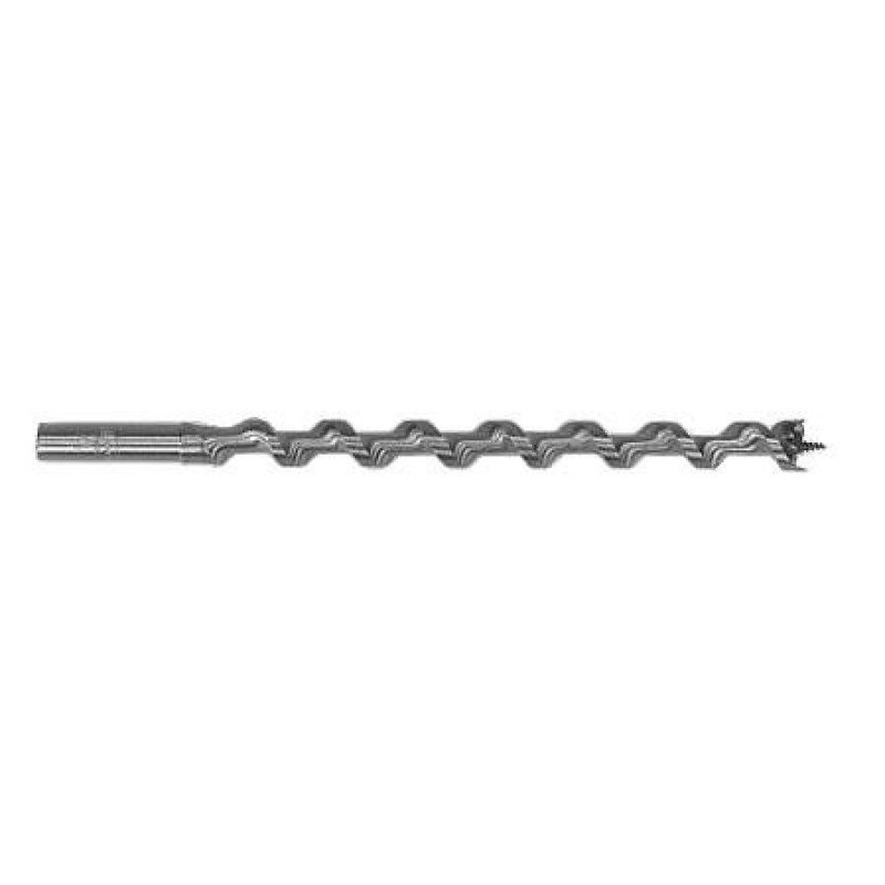 1" Diameter 8" Long Machine Auger Bit 1/2" Round Shank