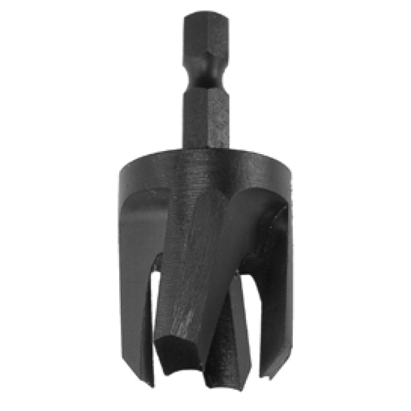 5/8" Plug Size Tapered Plug Cutter Quick Change 1/4" Hex Shank