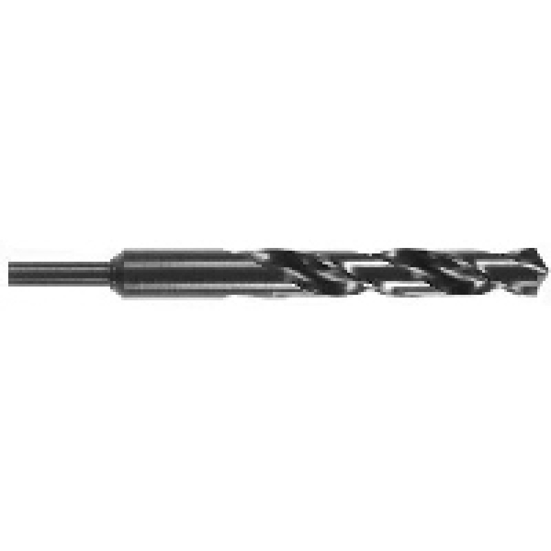 19/64" Diameter HSS Brad Point Drill Bit Regular Length 1/4" Reduced Shank