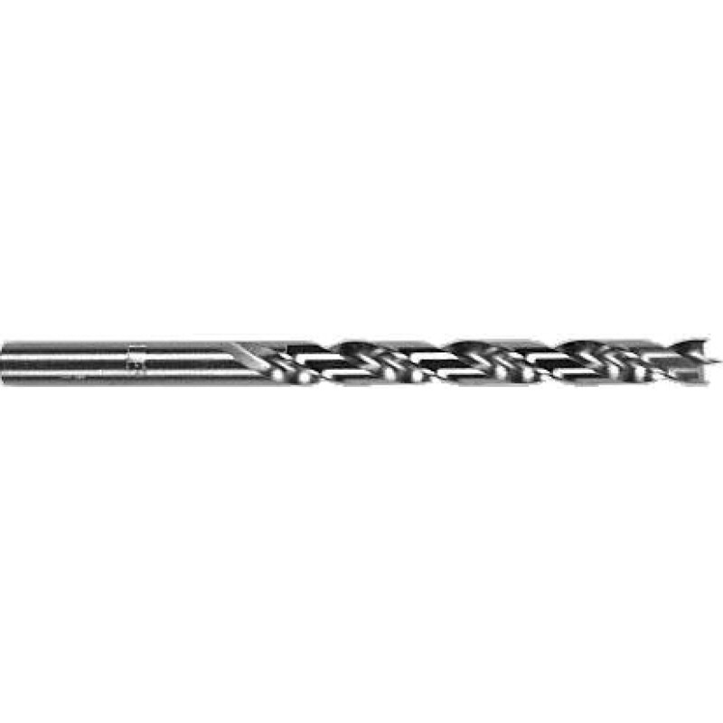 5mm Diameter Lipped HSS Brad Point Drill Bit Regular Length