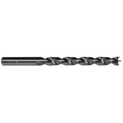 #1 Diameter Lipped HSS Brad Point Drill Bit Regular Length Fast Spiral