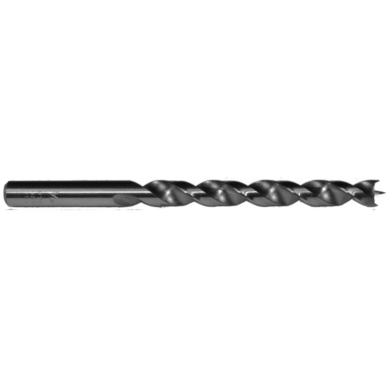 #17 Diameter Lipped HSS Brad Point Drill Bit Regular Length Fast Spiral