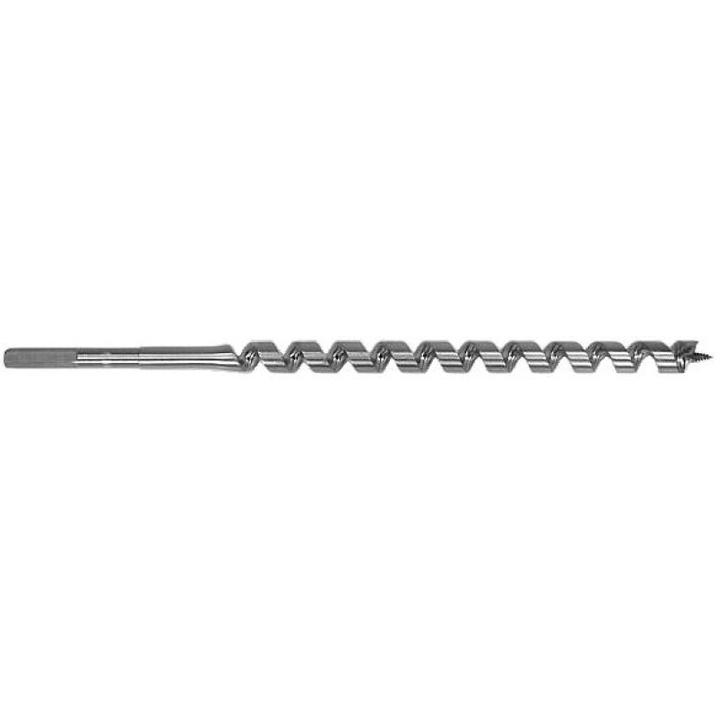 1" Diameter 24" Long Auger Bit Hex Shank