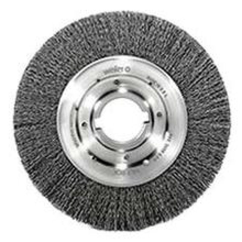 Wire Wheel 10" Diameter 2" Arbour Hole .020 Gauge Crimped 