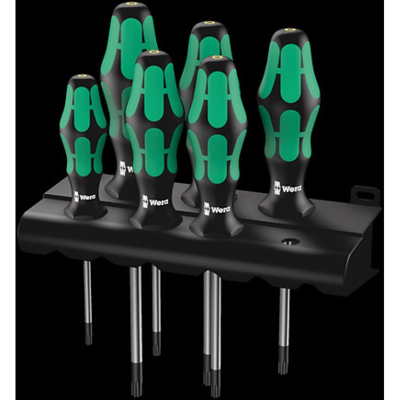 367/6 TORX® BO Kraftform Plus screwdriver set and rack 6-Piece