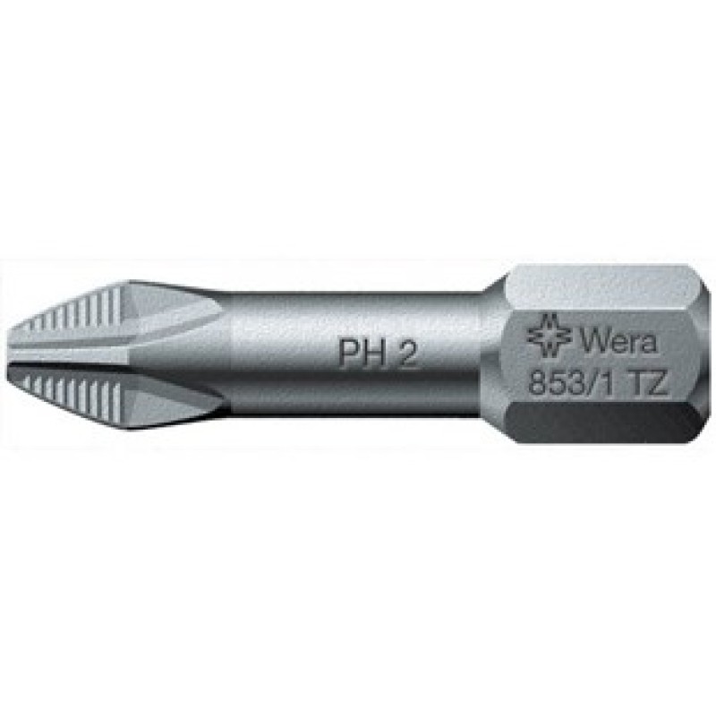 853/1 Tz Bit 1/4" Ph#2 X 25mm