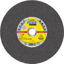 Cut Off Type 1 (Flat) 9 x 5/64 x 7/8 A46TZ for Steel & Stainless Klingspor 224084