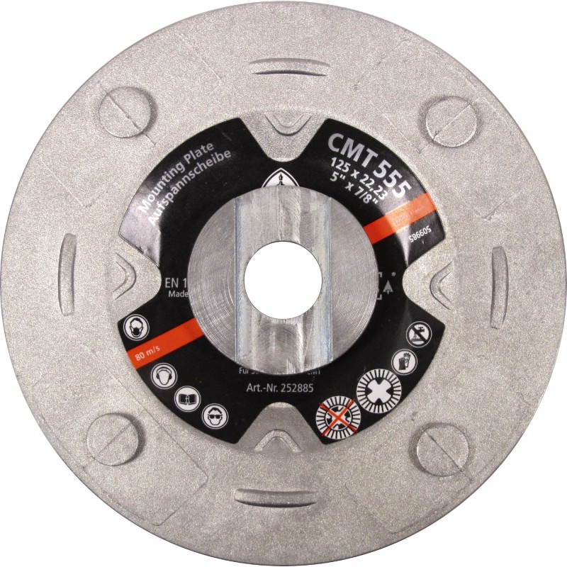 CMT Mounting Plate (for 5" CMTs) Klingspor 316523