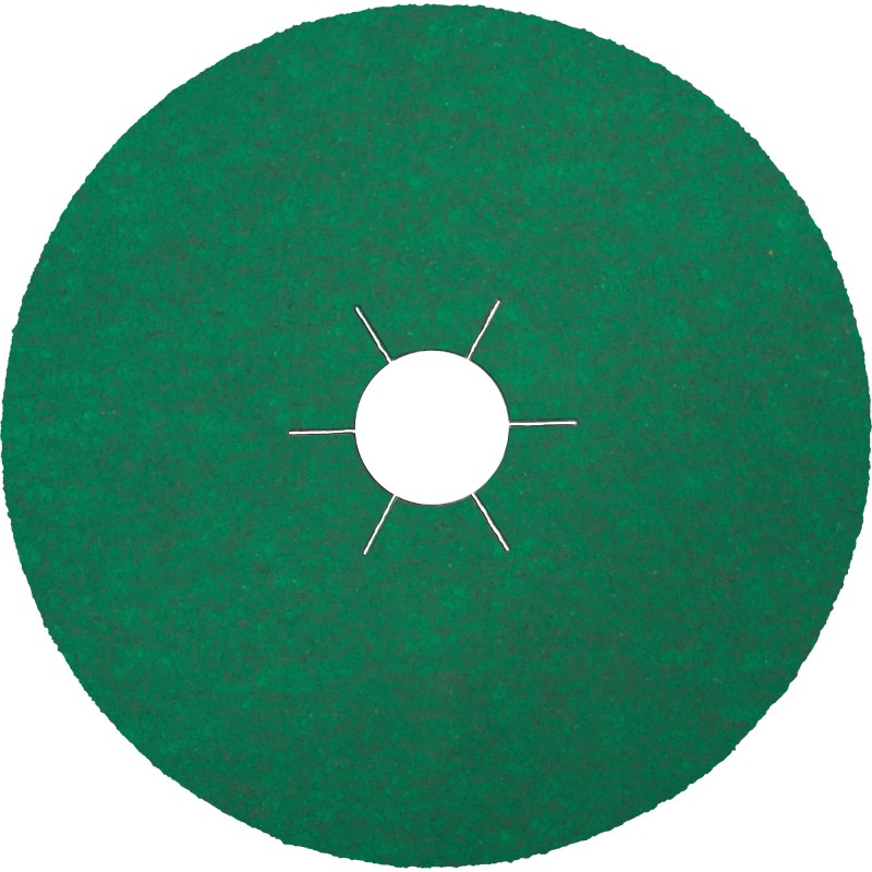 Resin Fibre Disc 5" x 7/8" CS570 Zirconia with Grinding Aid 24 Grit Klingspor 204092