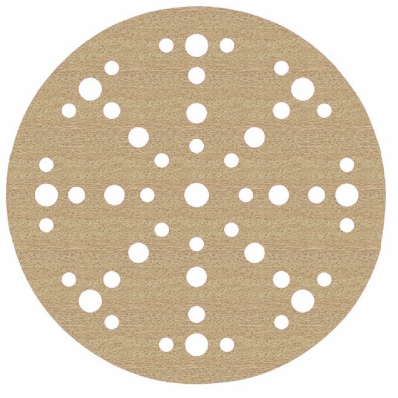 Sanding Disc 6" with 49 holes (Festool Jetstream 2) Velcro PS33 Aluminum Oxide 60 Grit Box of 100