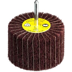 Flap Wheel 1-1/2" Diameter 1" Depth 1/4" Shank Interleaf NCS600 60 Grit Klingspor 299880