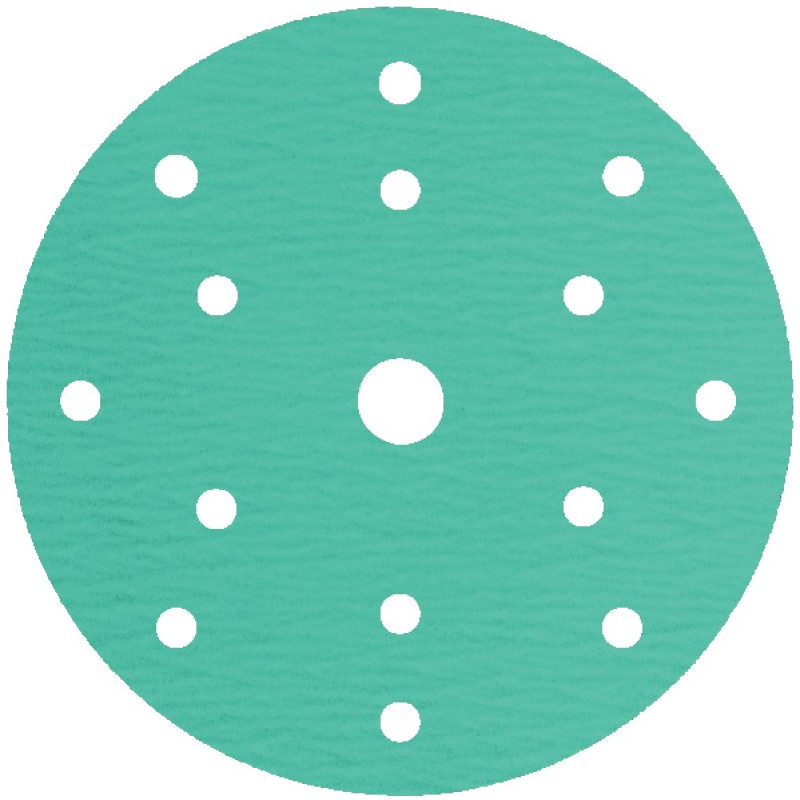 Sanding Disc 6" Diameter With 14+1 Holes Velcro FP77 Aluminum Oxide 1500 Grit