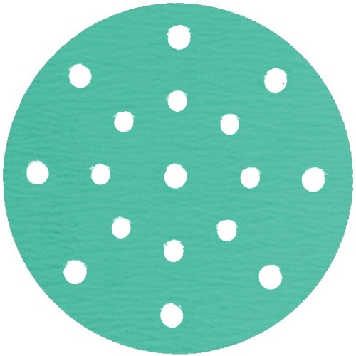 Sanding Disc 6" Diameter With 16 +1 Holes Velcro PS77 Aluminum Oxide 180 Grit