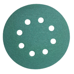 Sanding Disc 5" Diameter With 8 Holes Velcro FP77 Aluminum Oxide 1000 Grit