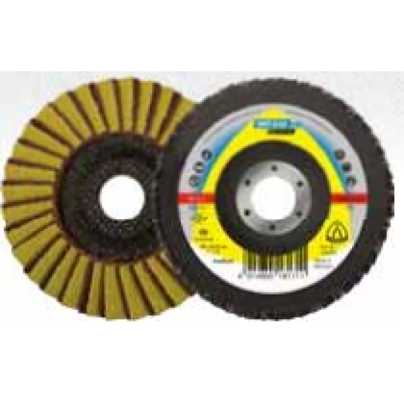 Flap Disc 4-1/2" Diameter 7/8" Arbour Hole SMT850 Coarse Grit Klingspor 312556
