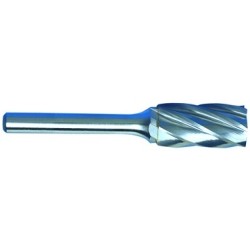 Carbide Burr for Aluminum SA-1NF Cylinder Shape No End Cut 1/4" Diameter 3/4" Long 1/4" Shank Made In U.S.A.