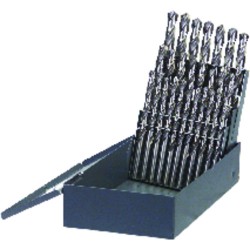 Drill Set 26 Piece A to Z Jobber Length Cobalt M42 Bright Made In U.S.A.