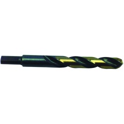 *82115 - 1/16" Mechanic Length Straight Shank High Speed Steel Black & Gold USA