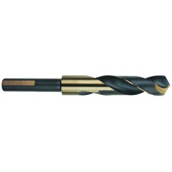 1" 1/2 3-Flats High Speed Steel Black & Gold Made In U.S.A.