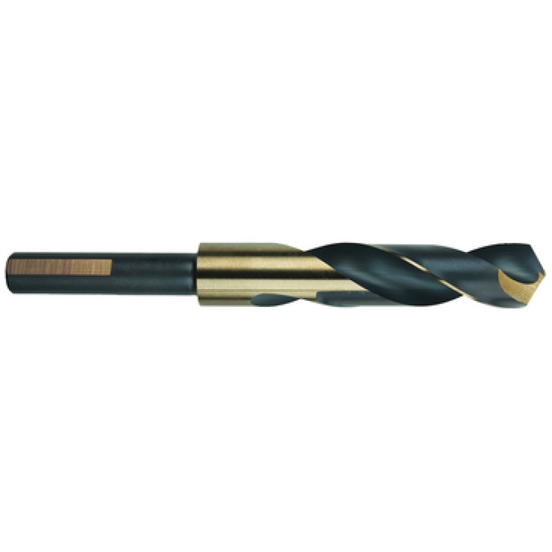 33/64 1/2 3-Flats High Speed Steel Black & Gold Made In U.S.A.
