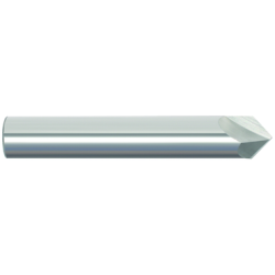 1/2 Chamfer Mill 60 Degree 2 Flute Carbide Bright Made In U.S.A.
