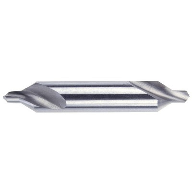 #4 Combined Drill and Countersink 60 Degree Plain Type High Speed Steel Bright Made In U.S.A.