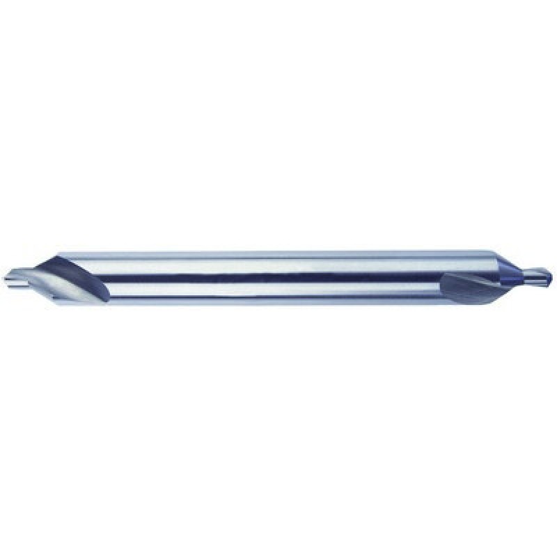 #5 Combined Drill and Countersink 60 Degree Plain Type 4" OAL High Speed Steel Bright Made In U.S.A.
