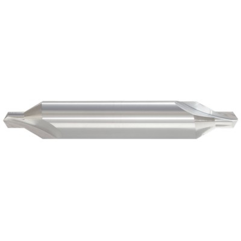 #1 Combined Drill and Countersink 90 Degree Plain Type Carbide Bright Made In U.S.A.