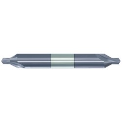 #0 Combined Drill and Countersink 60 Degree Plain Type Carbide ALTiN Made In U.S.A.