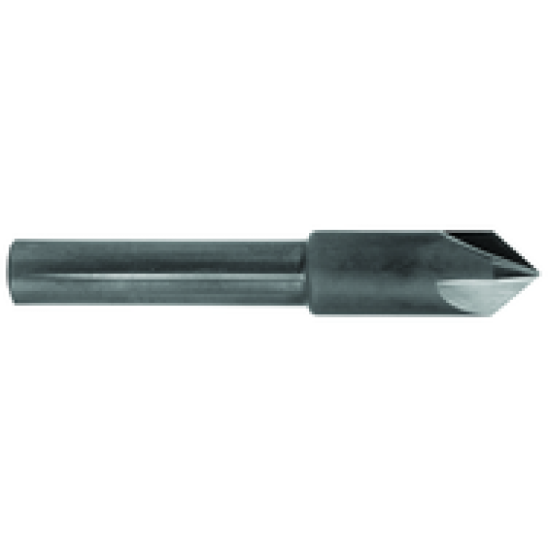 25554 - 5/8 Machine 82 Degree 4 Flute High Speed Steel Black Made In U.S.A.