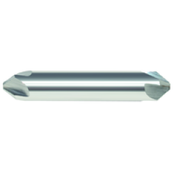 50594 - 5/8 Double End-Drill Point 90 Degree 4 Flute Carbide Bright Made In U.S.A.