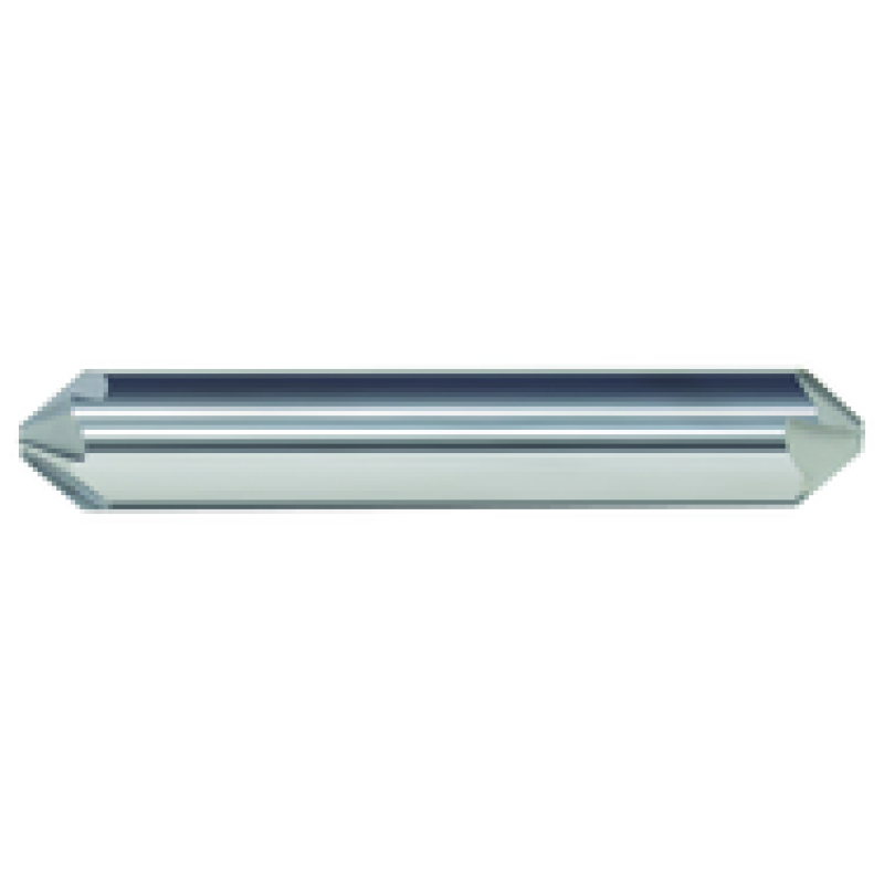 1/4 Double End 90 Degree 6 Flute Carbide Bright Made In U.S.A.