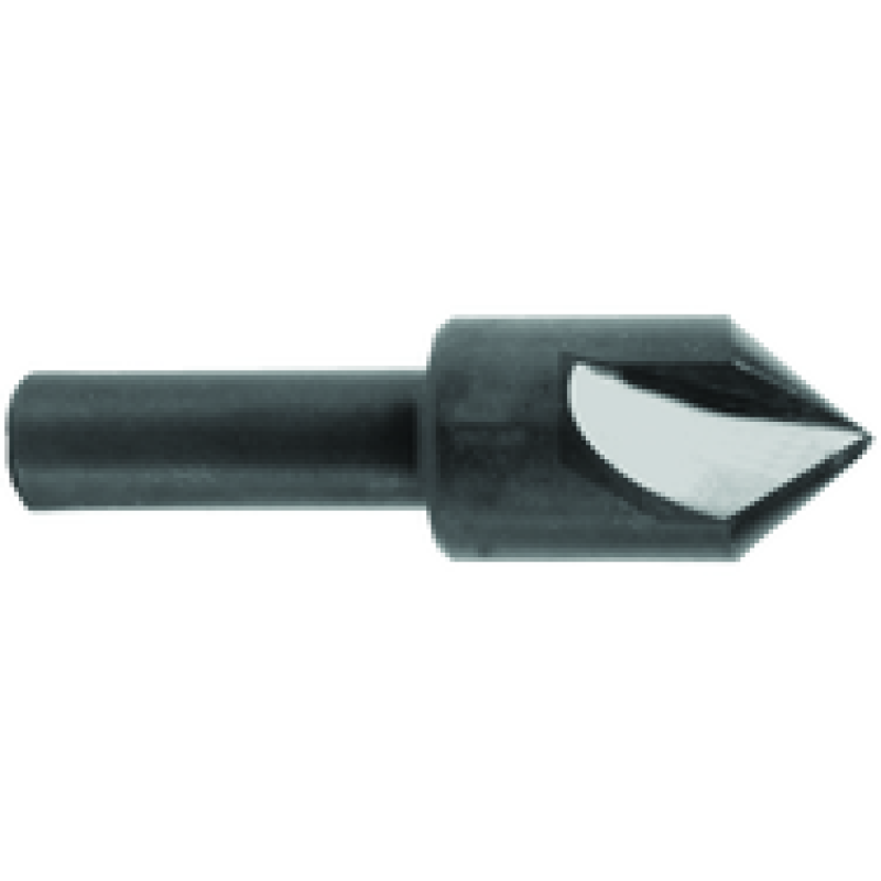 23505 - 3/8 Center Reamer 60 Degree 3 Flute High Speed Steel Black Made In U.S.A.